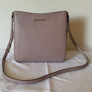Michael Kors leather messenger crossbody bag pink